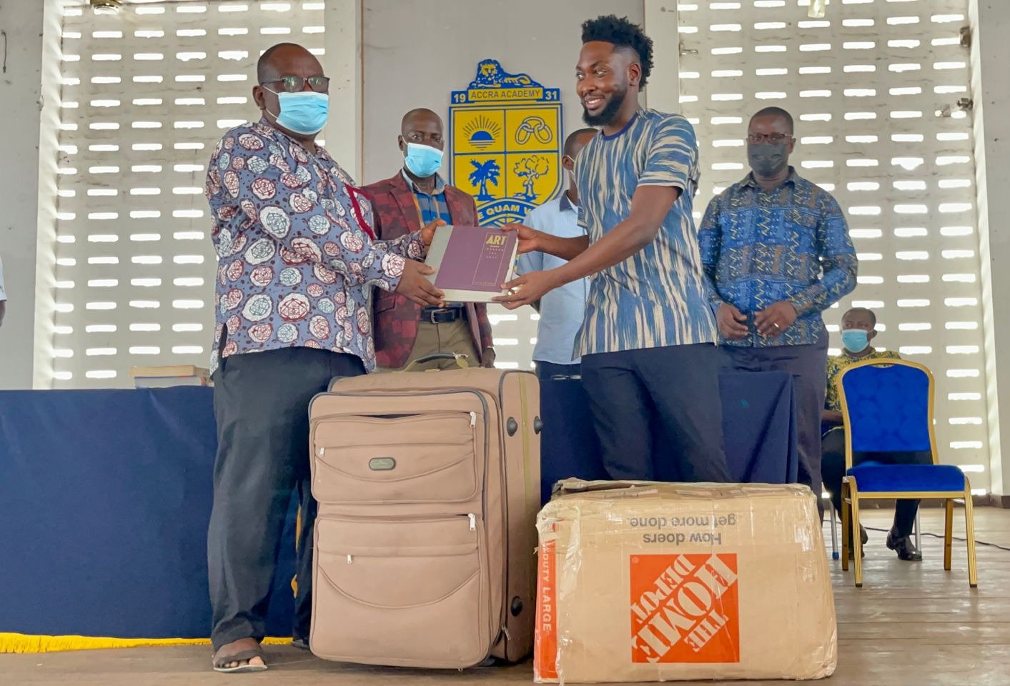 EduCom CEO Lawrence Fianko visited Accra Academy