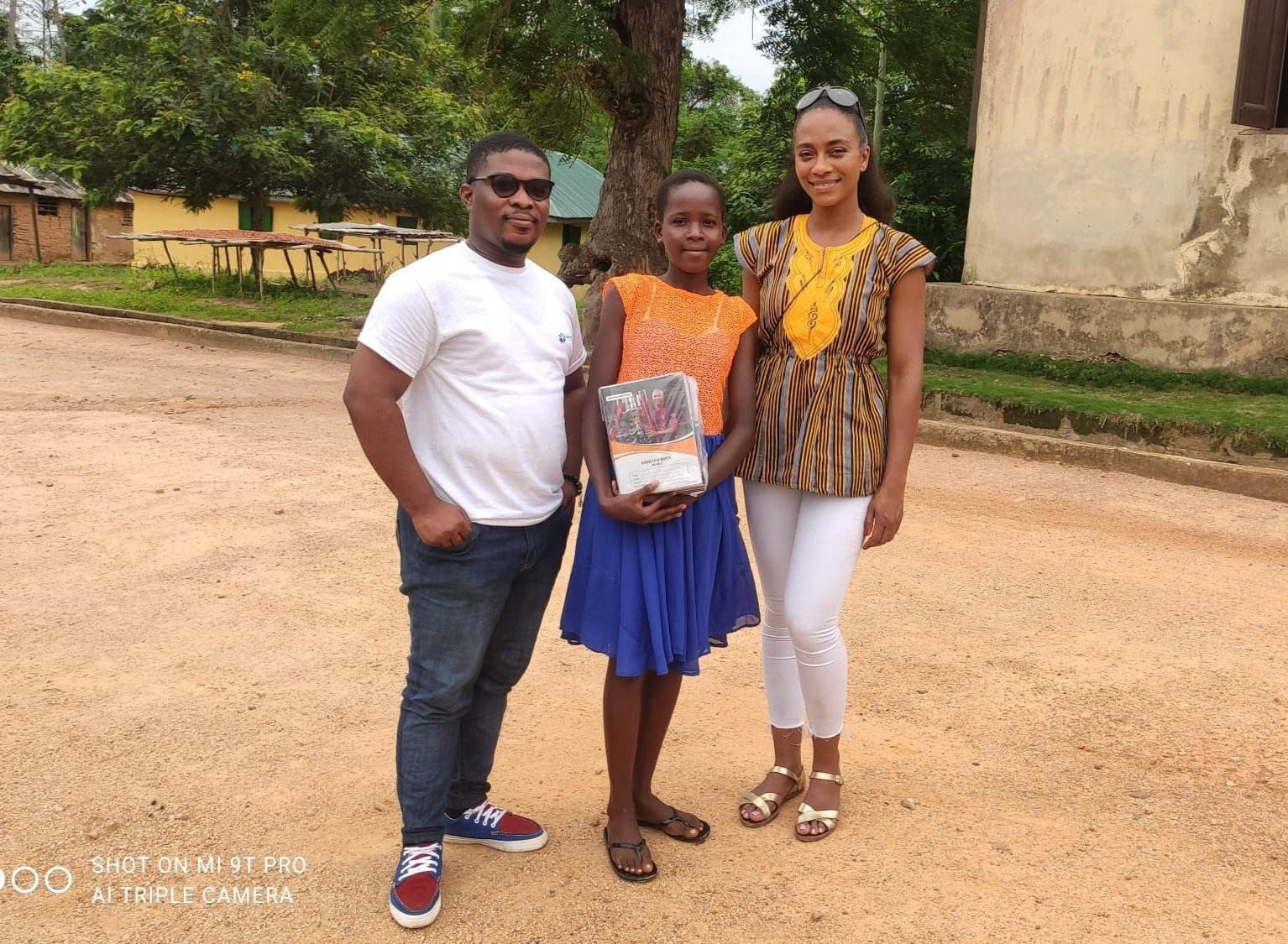 Board member, Veronica Safoa Owusu and CFO Joseph Hamelo visits Mayenda Village